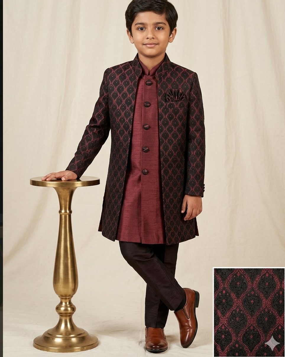 Kids-1 Aydın Premium Kids Sherwani Collection - Image 1